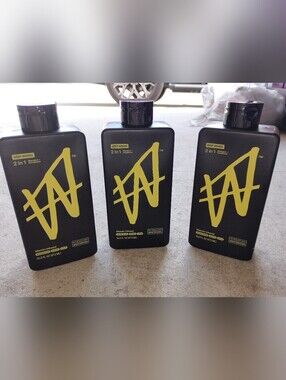 Deep Woods 2-in-1 Men’s Body + Hair Wash — Black with Yellow Logo